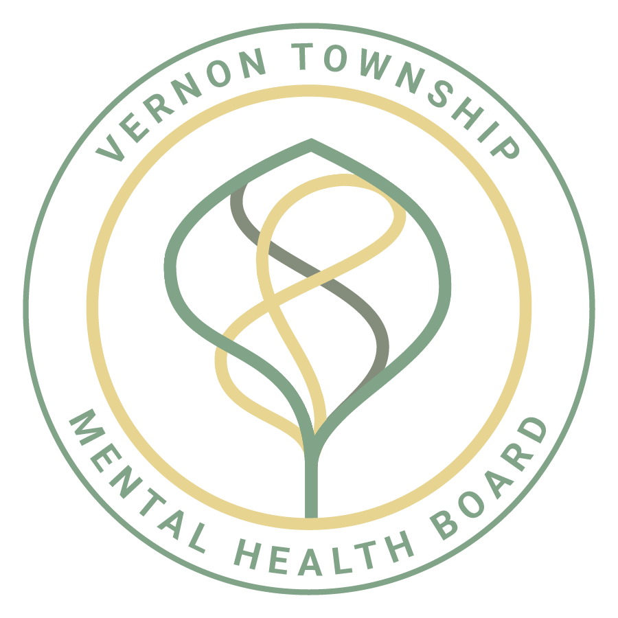 2025 Vernon Township Mental Health Logo White